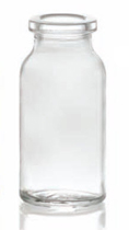 Picture of 8 ml injection vial, clear, type 1 moulded glass