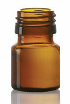 Picture of 15 ml dropper bottle, amber, type 3 moulded glass