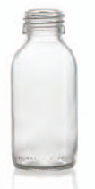 Image de 90 ml syrup bottle, clear, type 3 moulded glass