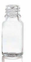 Bild von 30 ml dropper bottle, clear, type 3 moulded glass