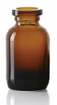 Picture of 15 ml spray, amber, type 1 moulded glass