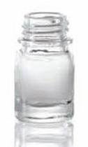 Image de 4 ml dropper bottle, clear, type 3 moulded glass