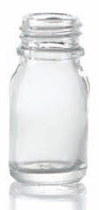 Bild von 30 ml dropper bottle, clear, type 3 moulded glass