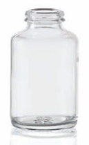 Image de 40 ml tablet jar, clear, type 3 moulded glass